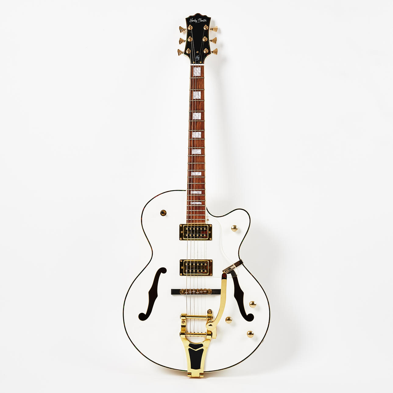 HARLEY BENTON, BigTone Vintage, vit, elgitarr.