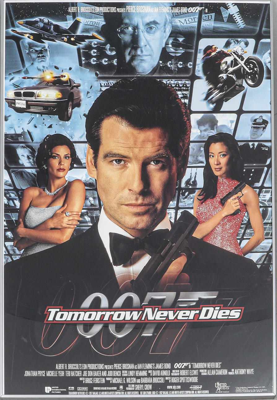 POSTER, “007 Tomorrow Never Dies”.