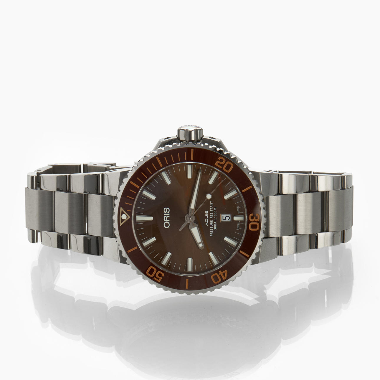 ORIS, wristwatch, Aquis, Date, steel.