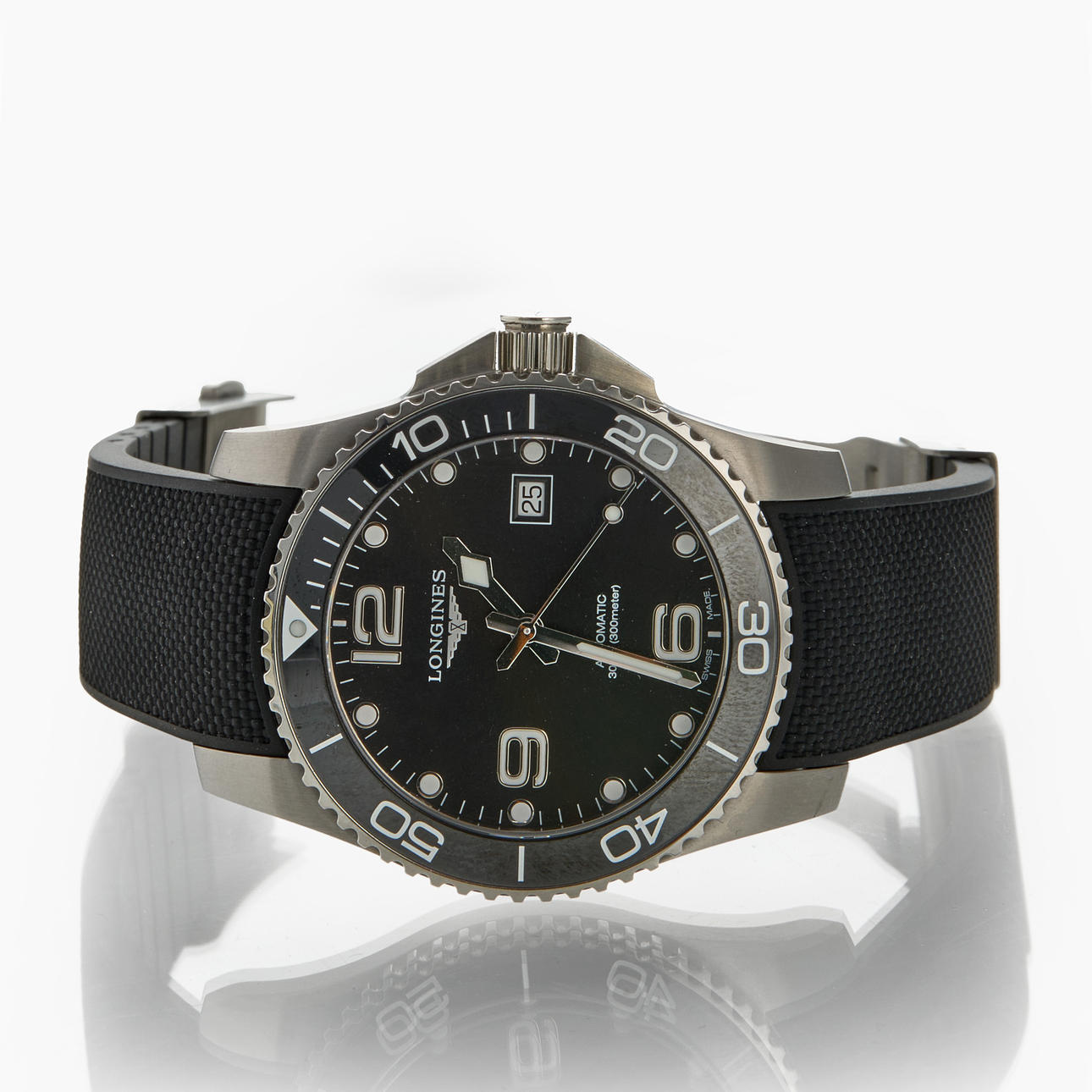 LONGINES, a watch, Hydroconquest, steel.