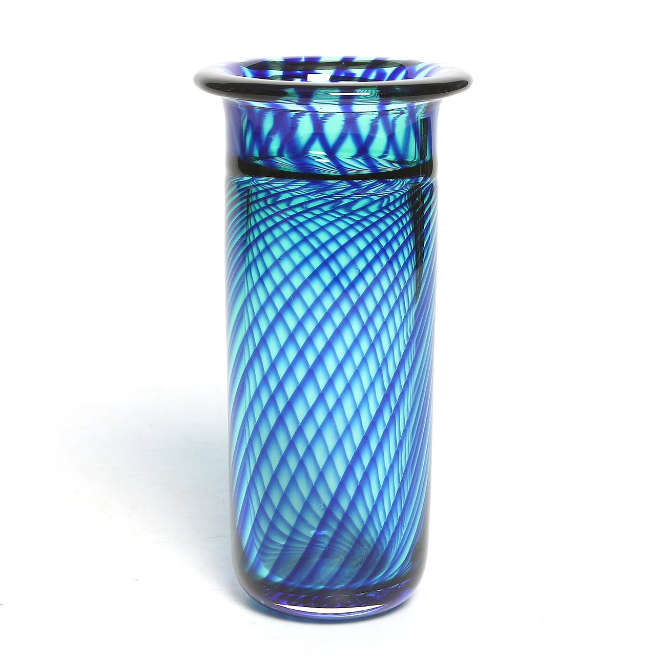 HERTHA BENGTSON. Vas, glas, unik, signerad, Strömbergshyttan, 1992.