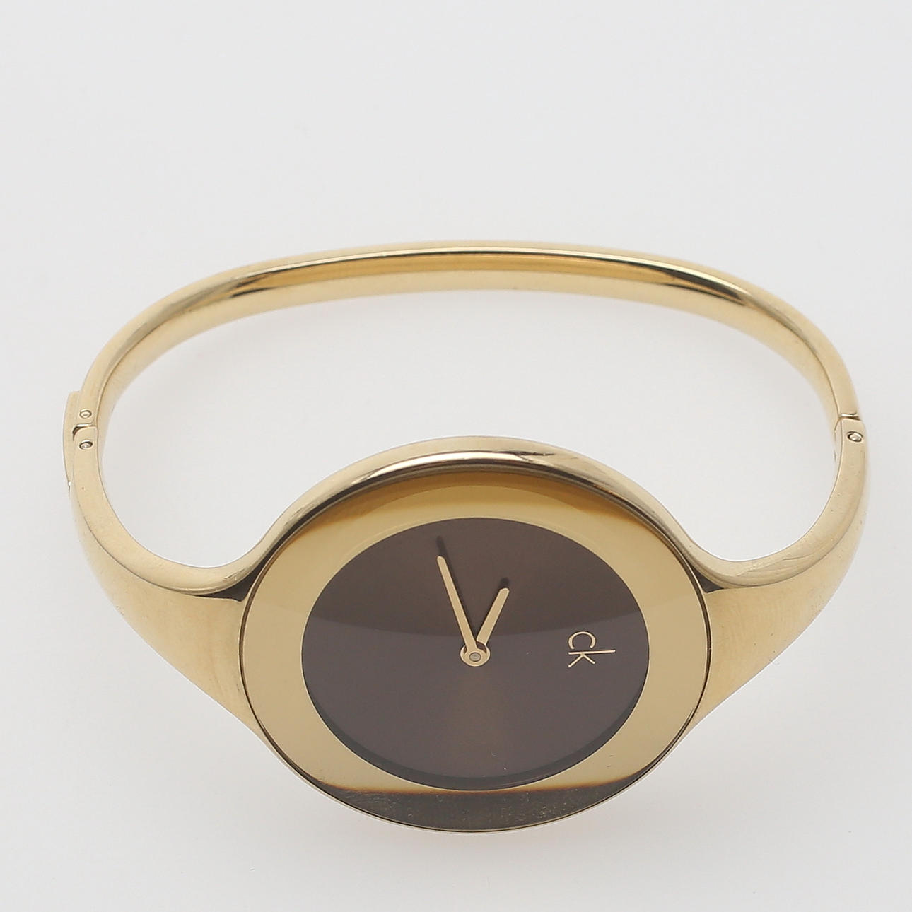 DAMARMBANDSUR, K28242, Calvin Klein, guld på stål, 1900-tal.