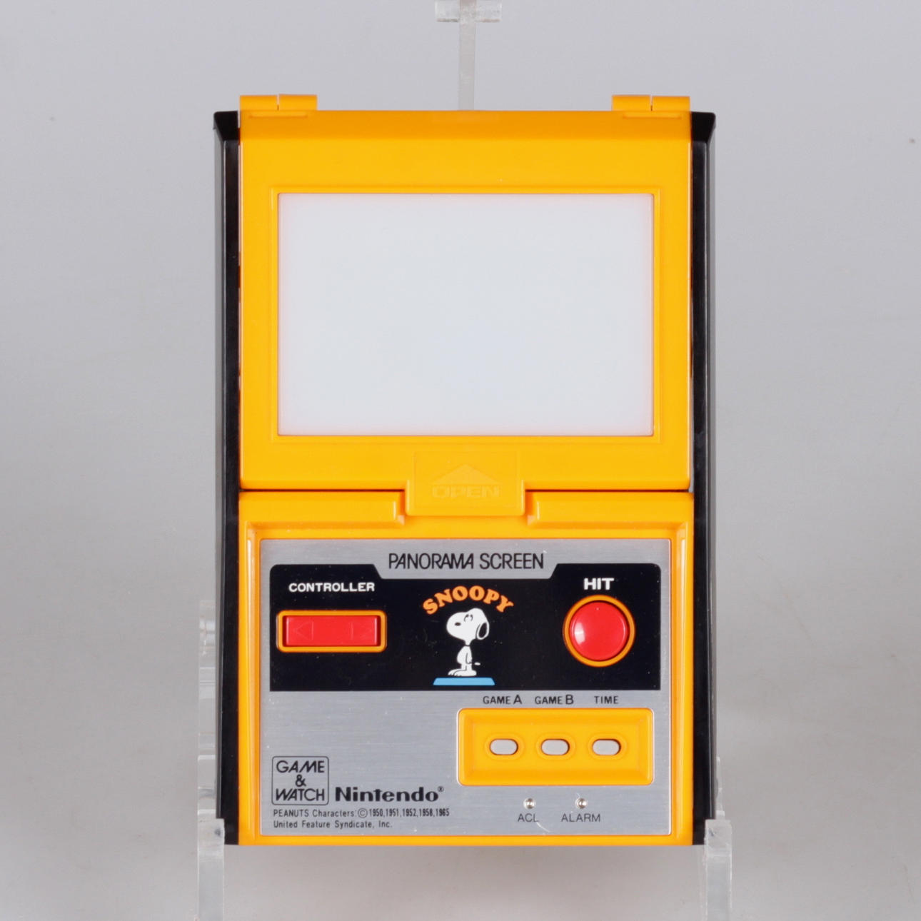 GAME & WATCH, Panorama Screen, Snoopy, 1983.