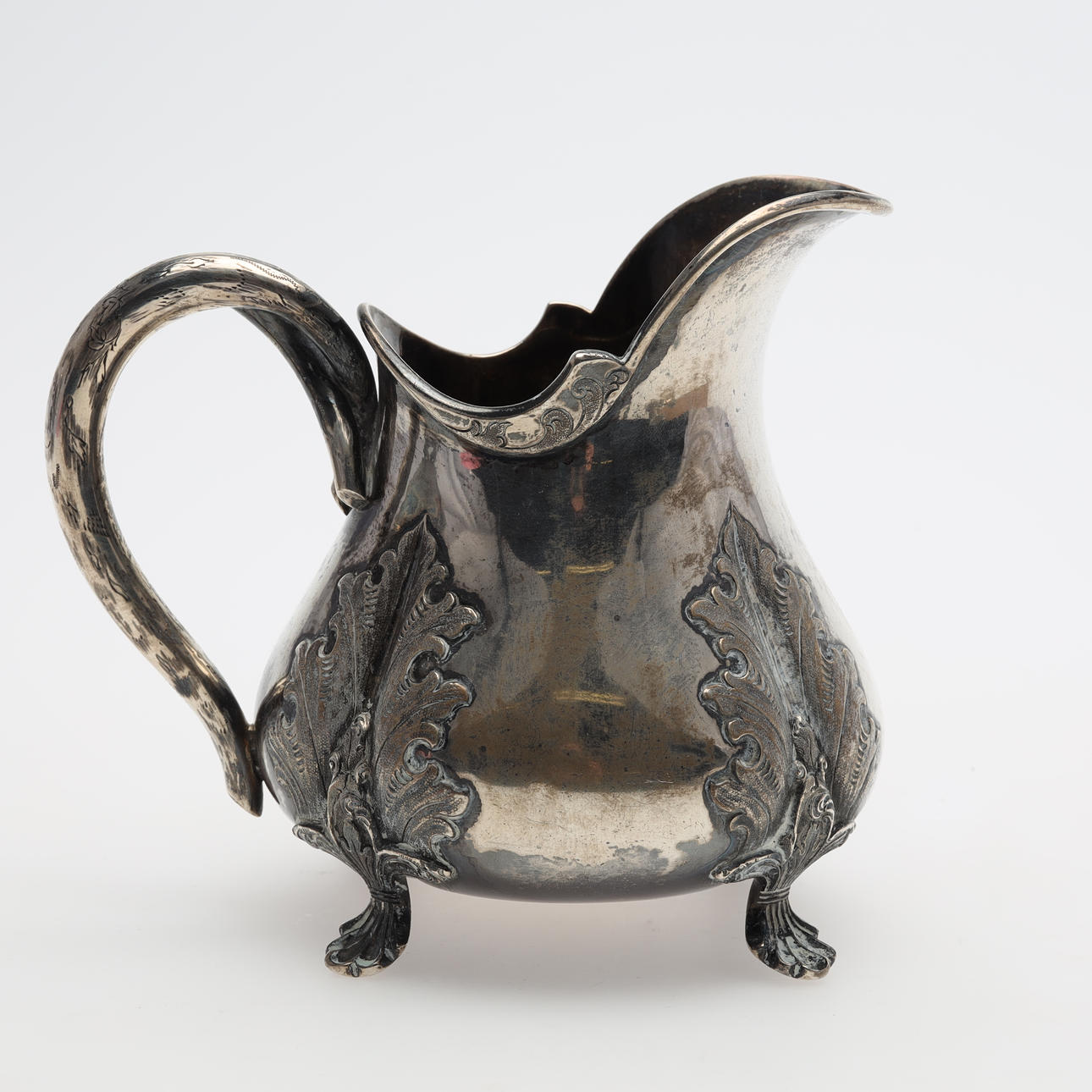 CREAM JUG silver weight approx. 254 grams.