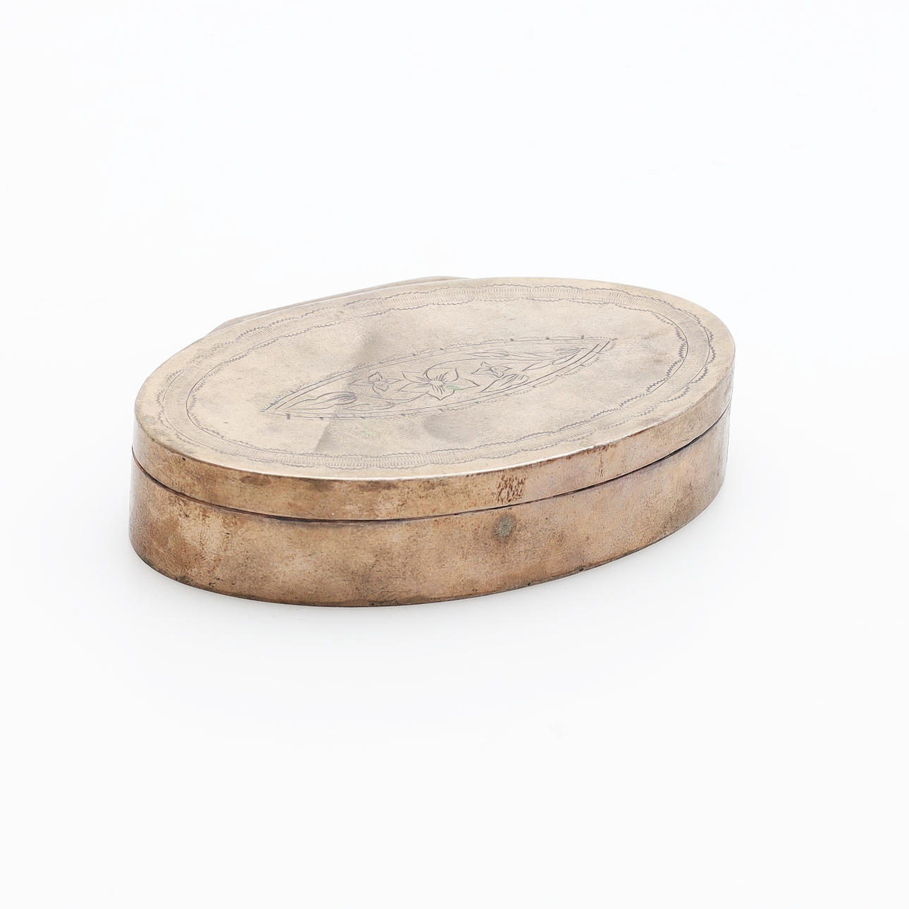 AUGUST WILHELM AHNSTRÖM. Æske, sølv, Växjö, 1854.