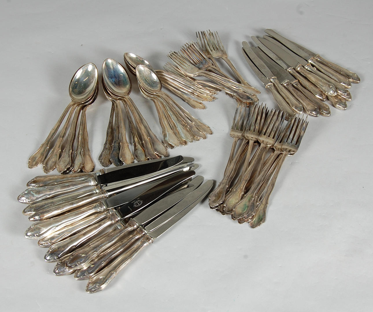 MATBESTICK, 72 delar, silver, vikt 3,5 kg.