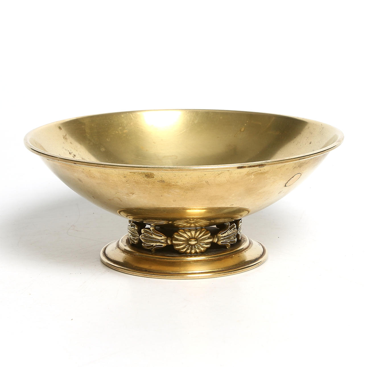 SKÅL, mässing, "Kungaskålen", Ystad Metall, 1900-tal.