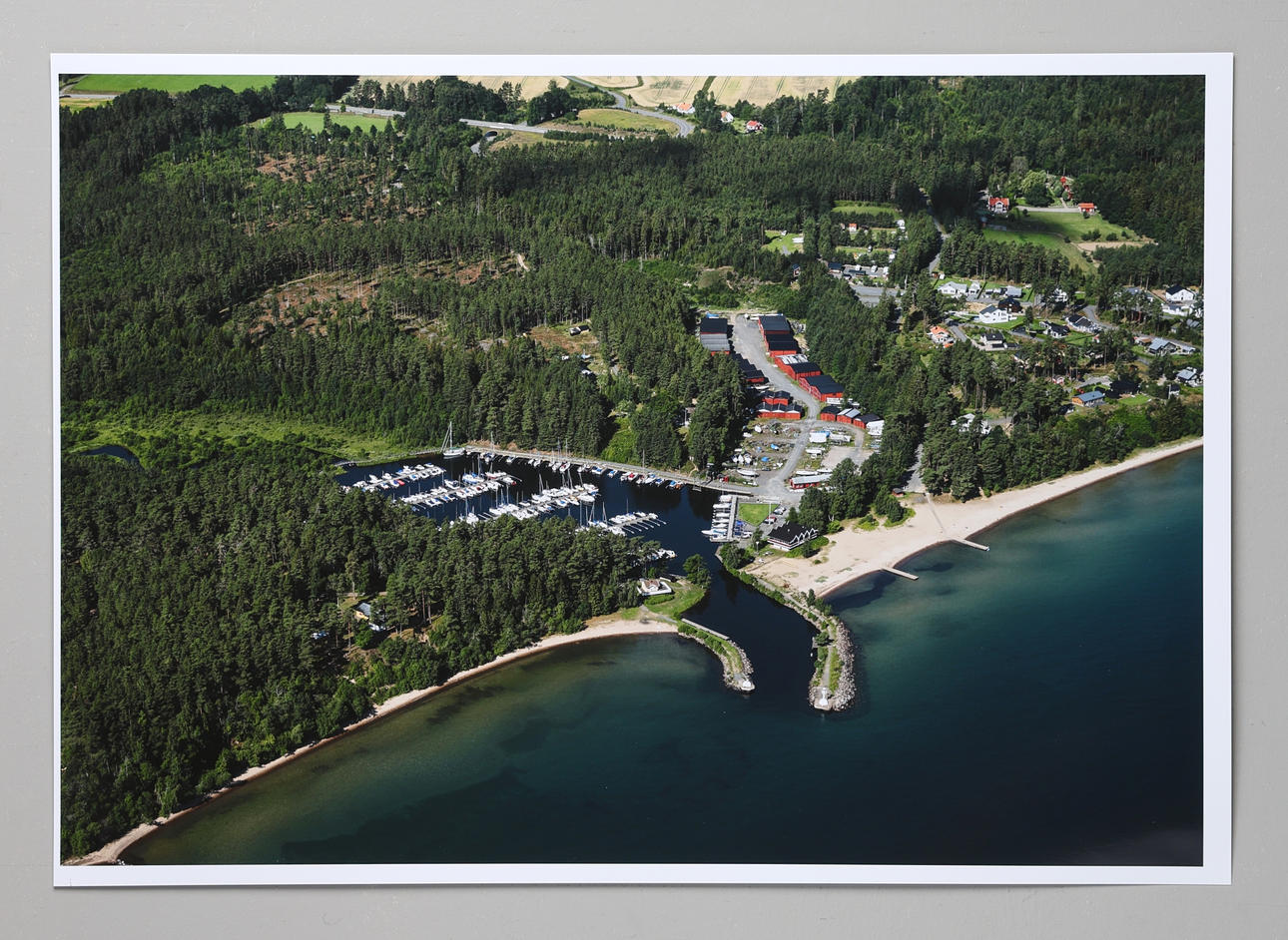 AERIAL VIEW OF JÖNKÖPING. Domsand, Bankeryd, Jönköping.