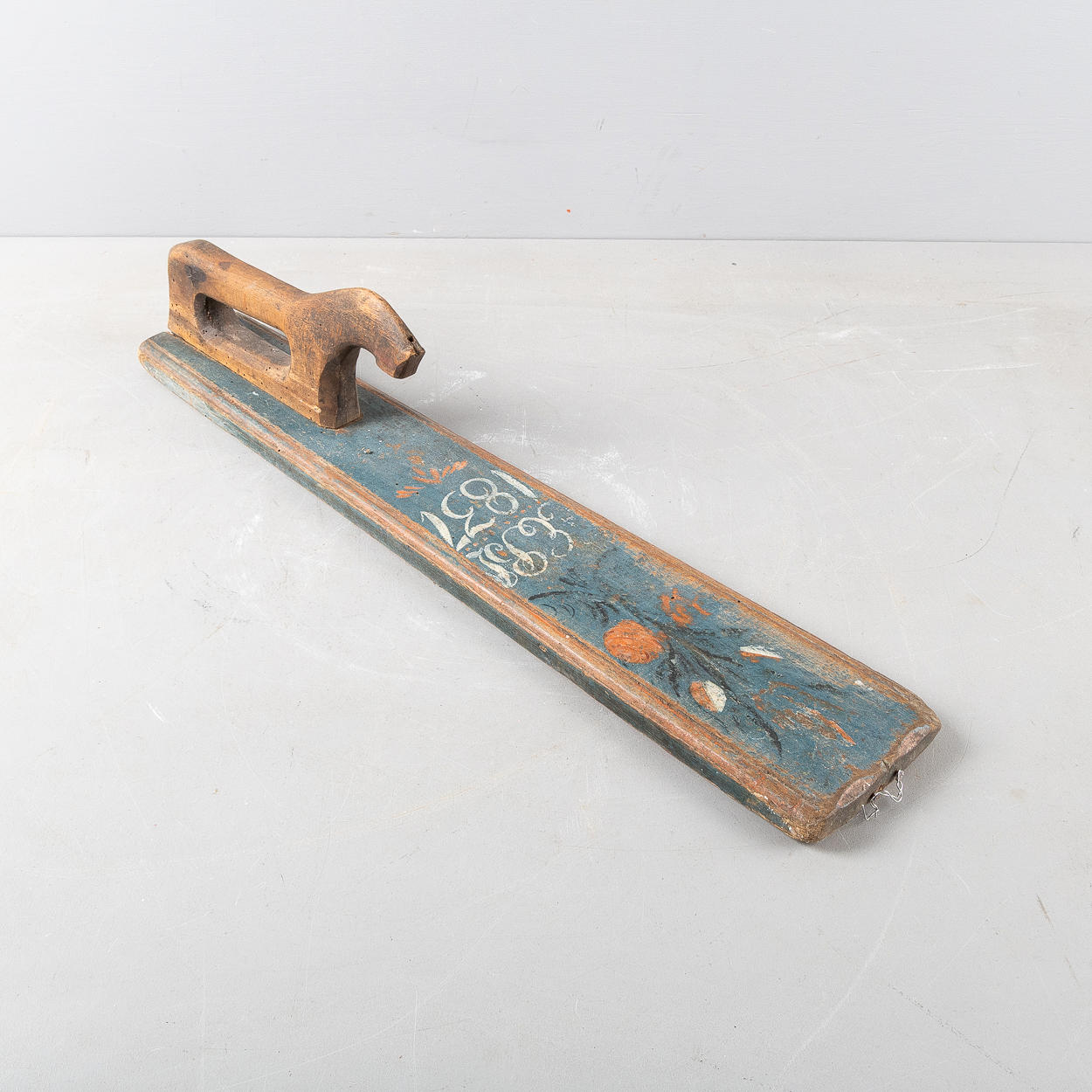 CLAPPWOOD/MANGELBORDE, dated 1837, painted wood.