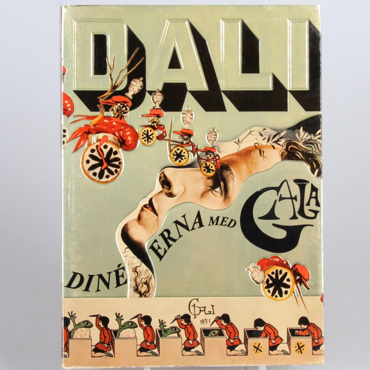 KOKBOK, Salvador Dali, "Dinéerna med Gala", numrerad 652/3000, 1975.
