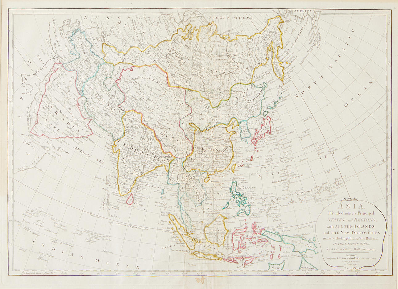 DUNN, AASIAN KARTTA, 1794.