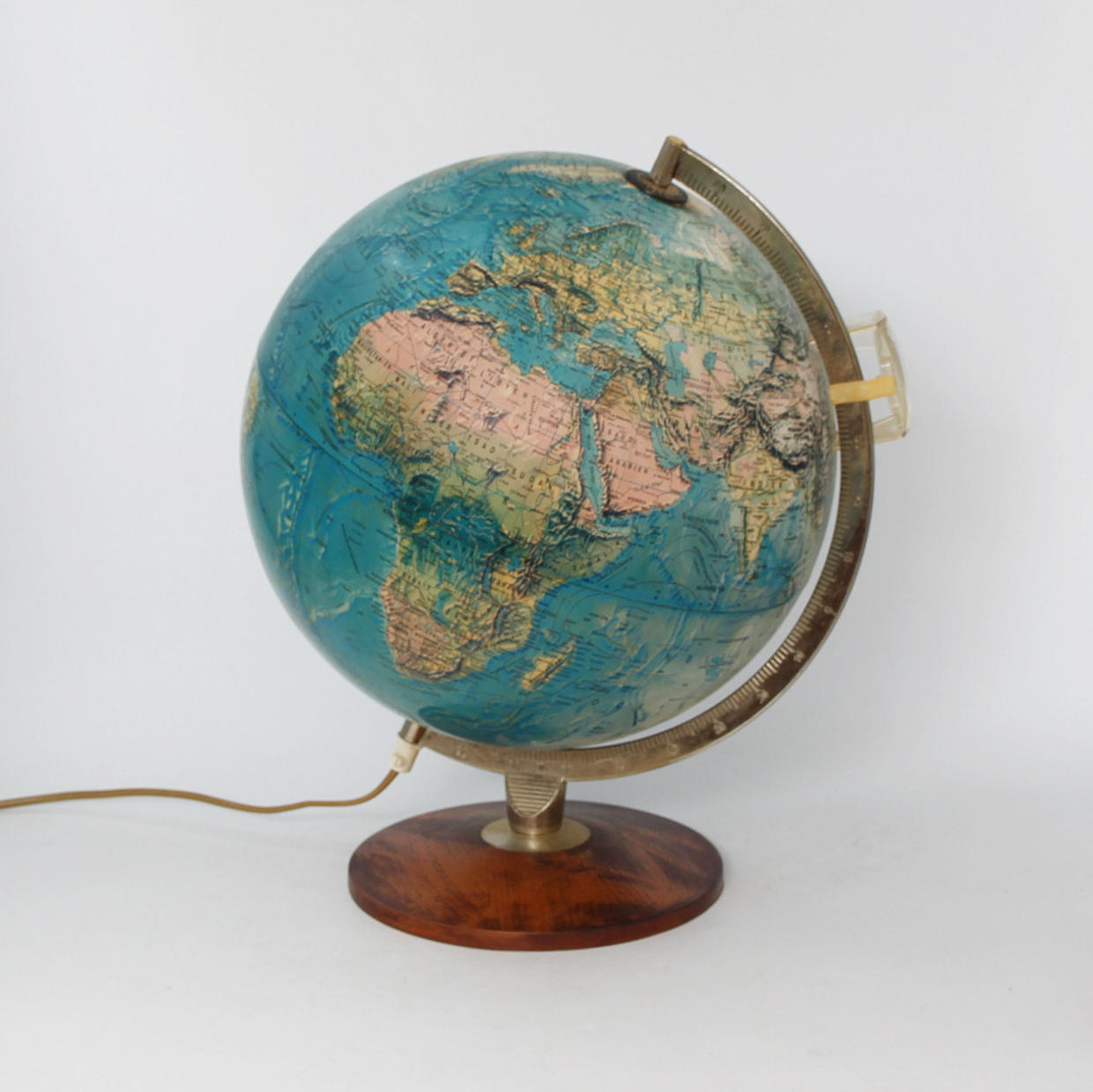 GLOBE WITH LIGHTING, 25W, DENMARK 1970S.