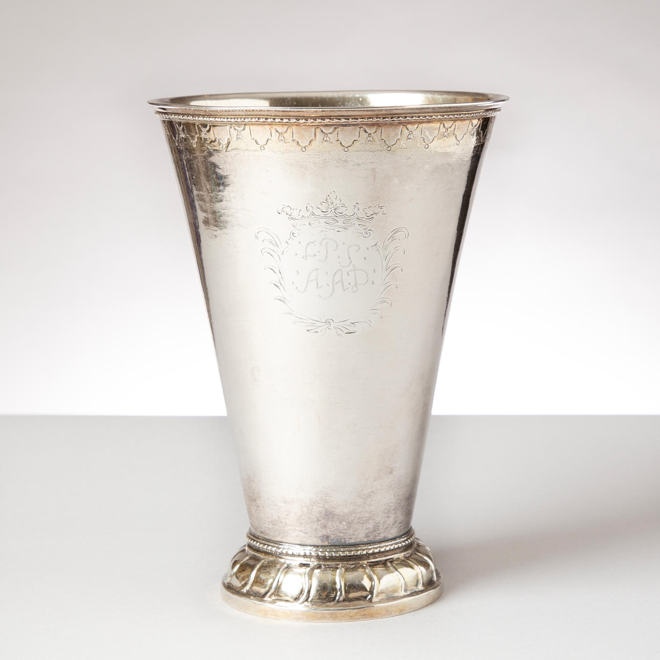 JACOB BRUNCK. A silver beaker, Stockholm 1736.