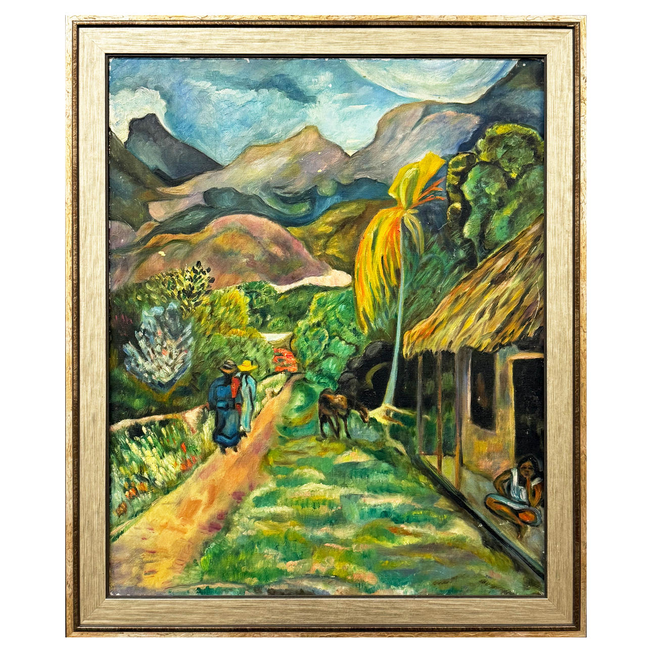 AFTER PAUL GAUGUIN (FRENCH 1848-1903). TAHITIAN LANDSCAPE. Art