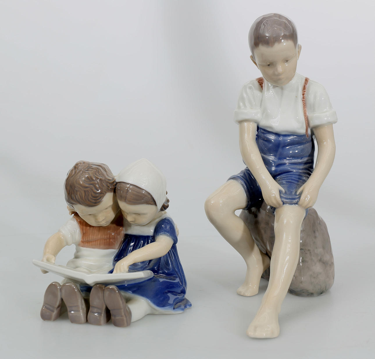 FIGURINER, porslin, 2 stycken, Bing & Gröndahl.