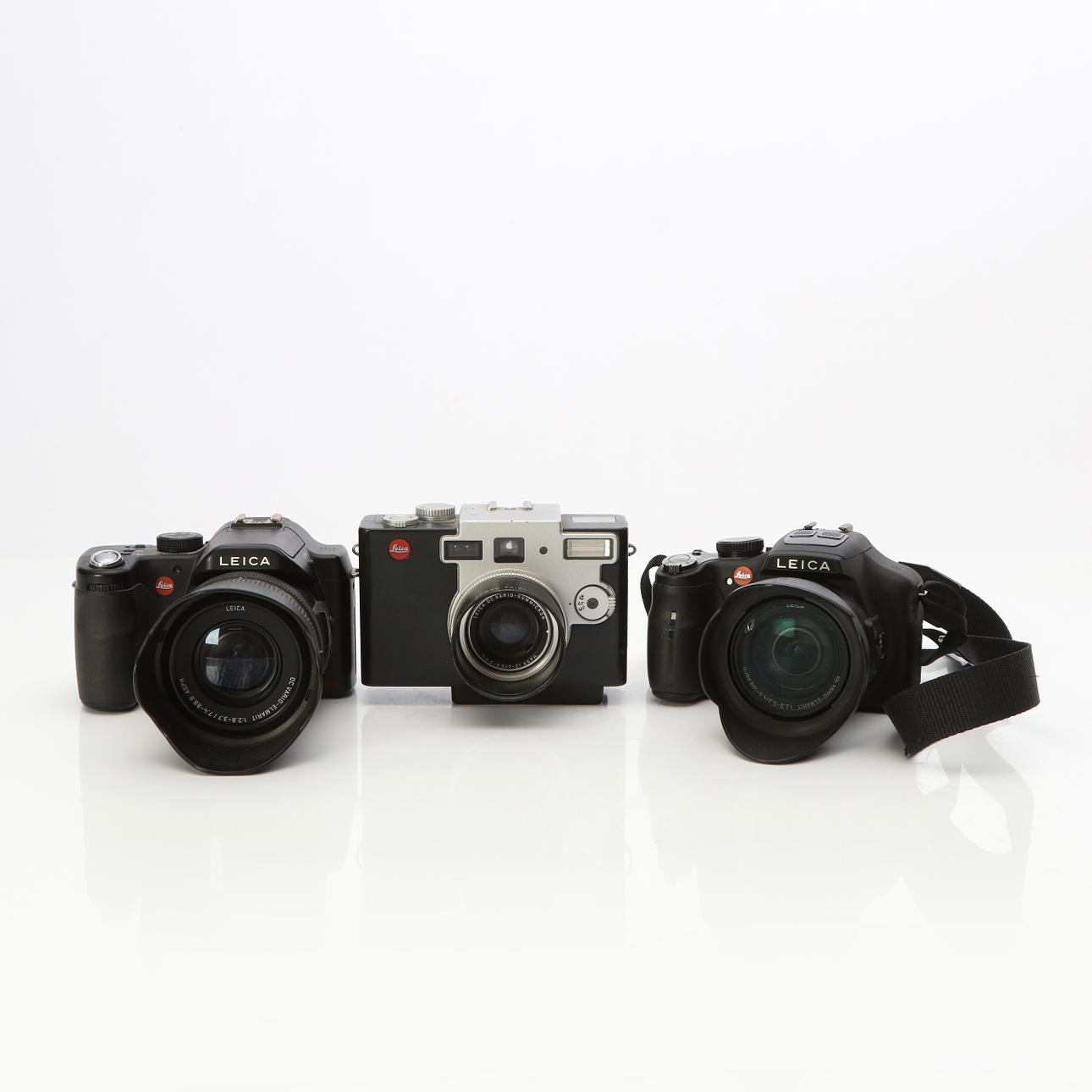 LEICA-DIGITALKAMERAS, 3 STÜCK.