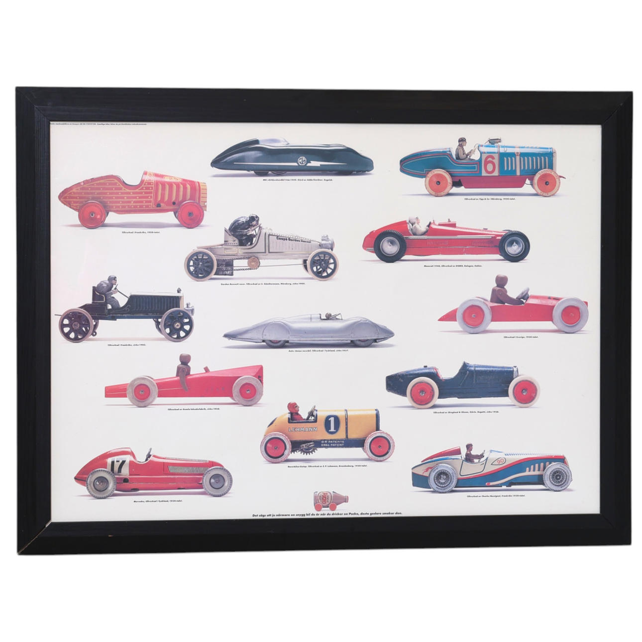 AFFISCH, offsettryck, "Pucko reklam", 1990-tal.