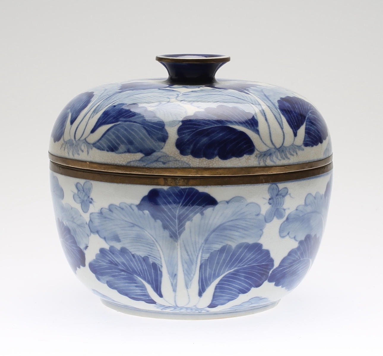 LOCKSKÅL, porslin, troligen Japan, 1900-tal.