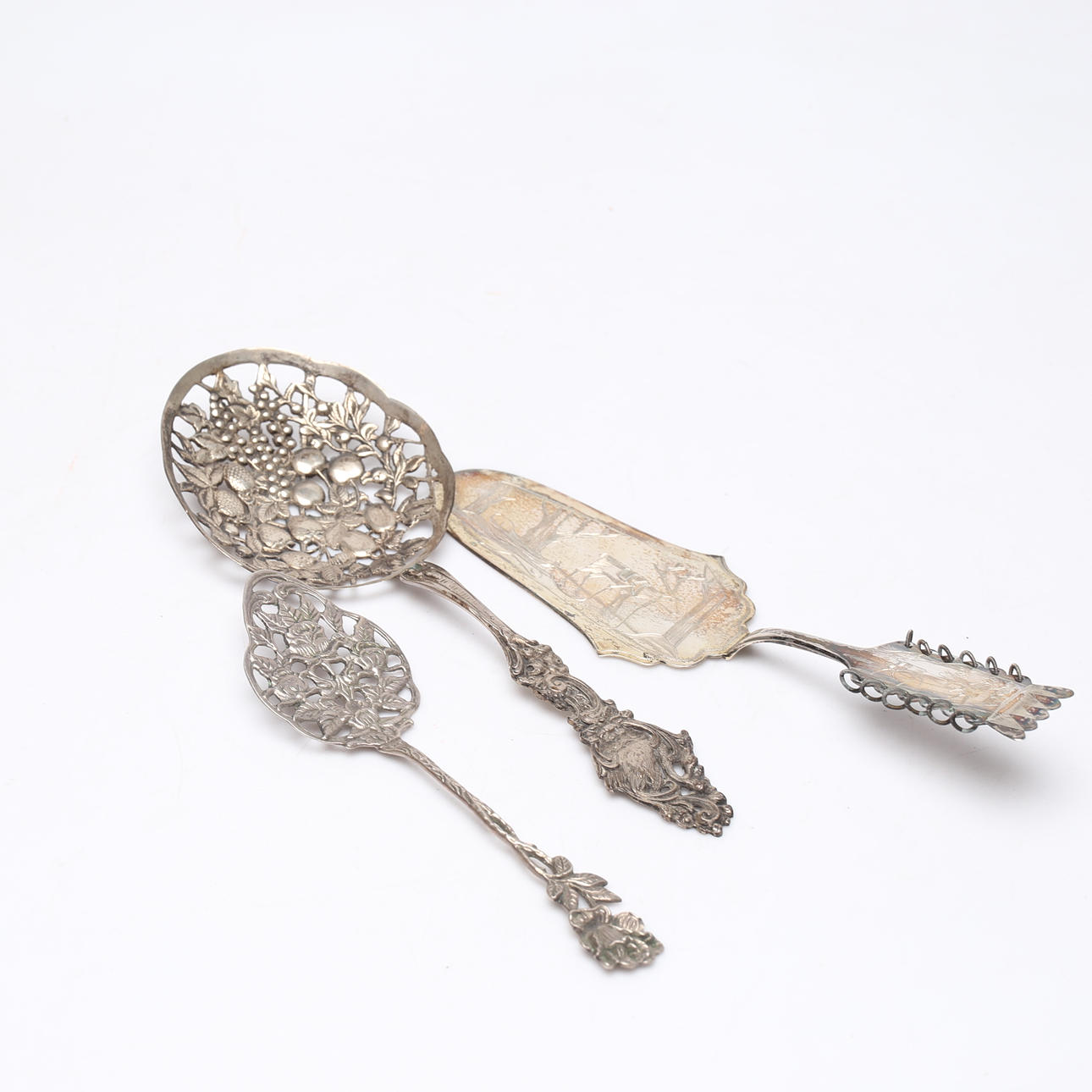 SPAR, 3 stk., sølv, 1900-tallet.