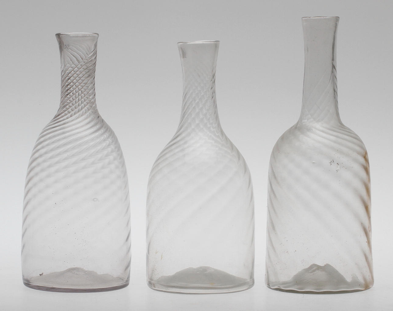 FLASKOR, 3 st, 1800-tal.
