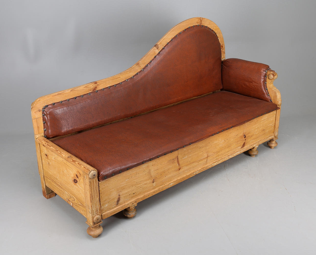 CANAPÉ/SOFFA, trä, 1800-tal.