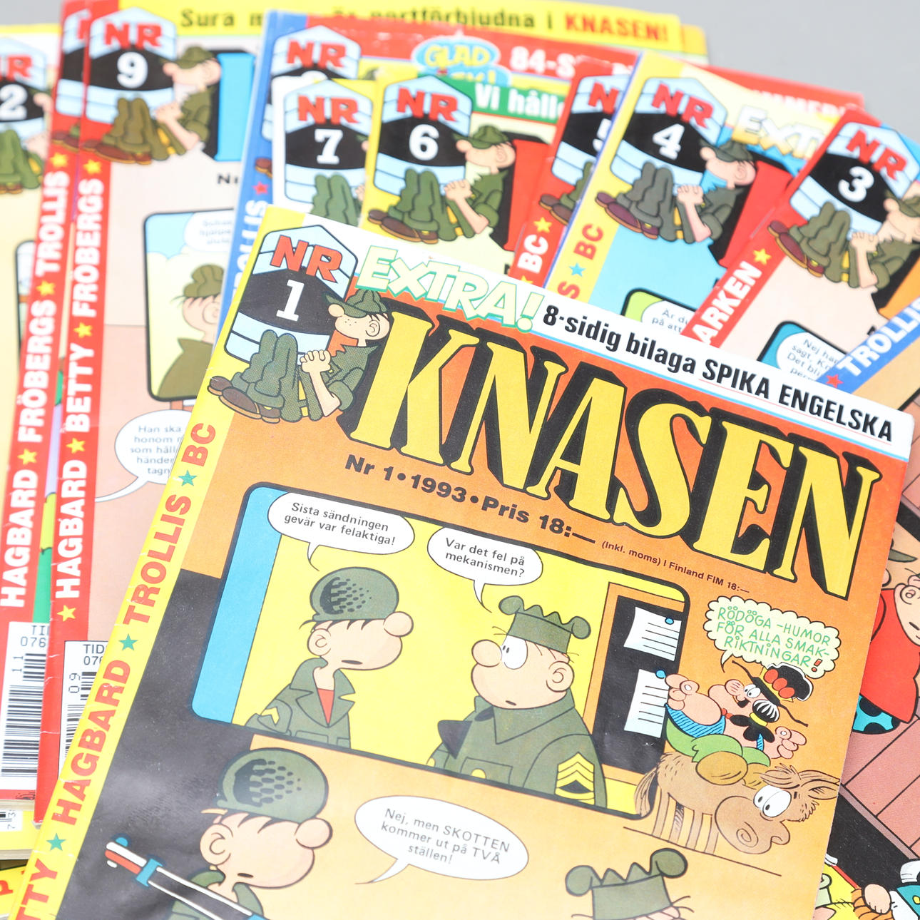 VIELE COMICS, „Knasen“, 1970-2024.