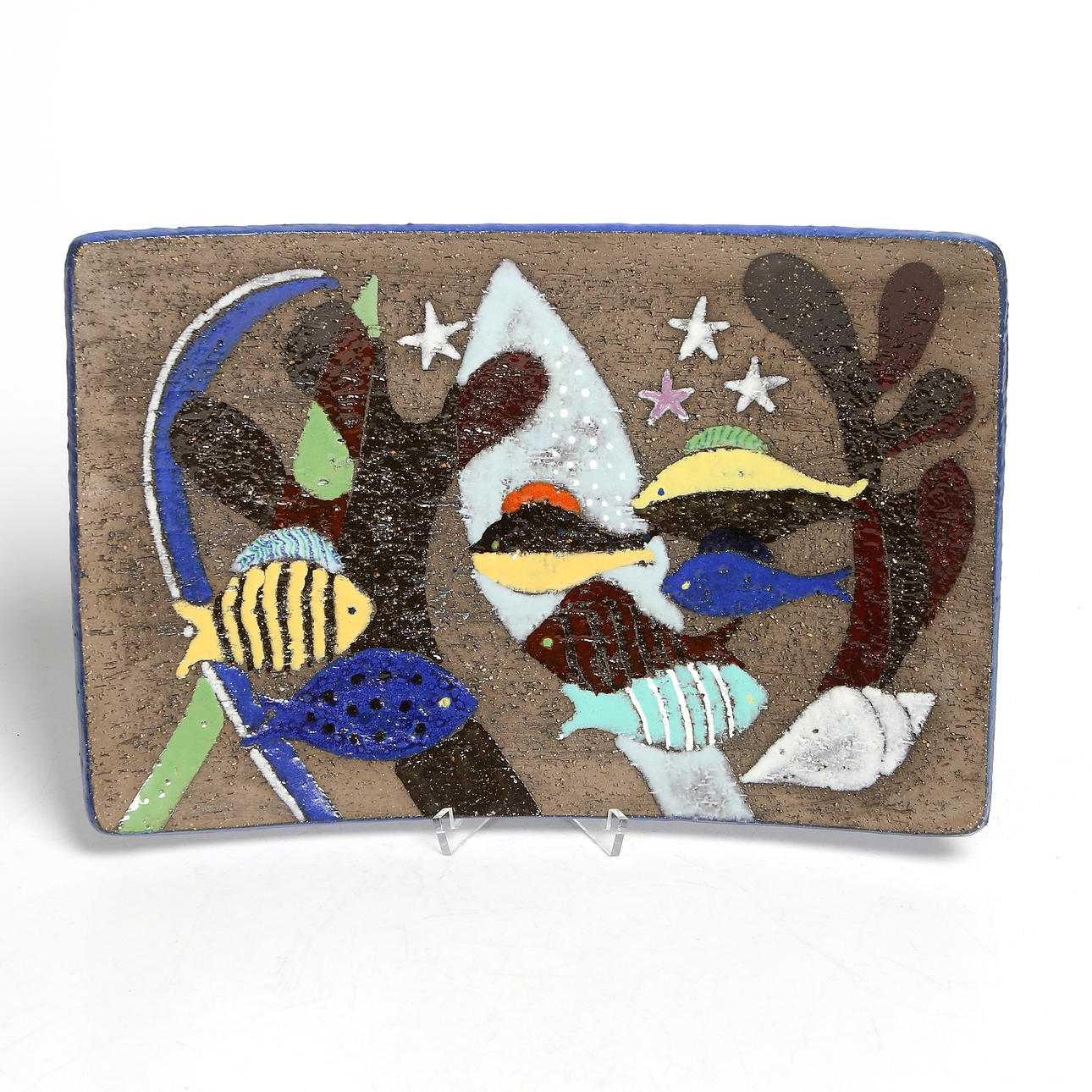 FAT, chamotte, "Spectra", modell 1067, Anna-Lisa Thomson, Upsala-Ekeby. 1900-talets mitt.