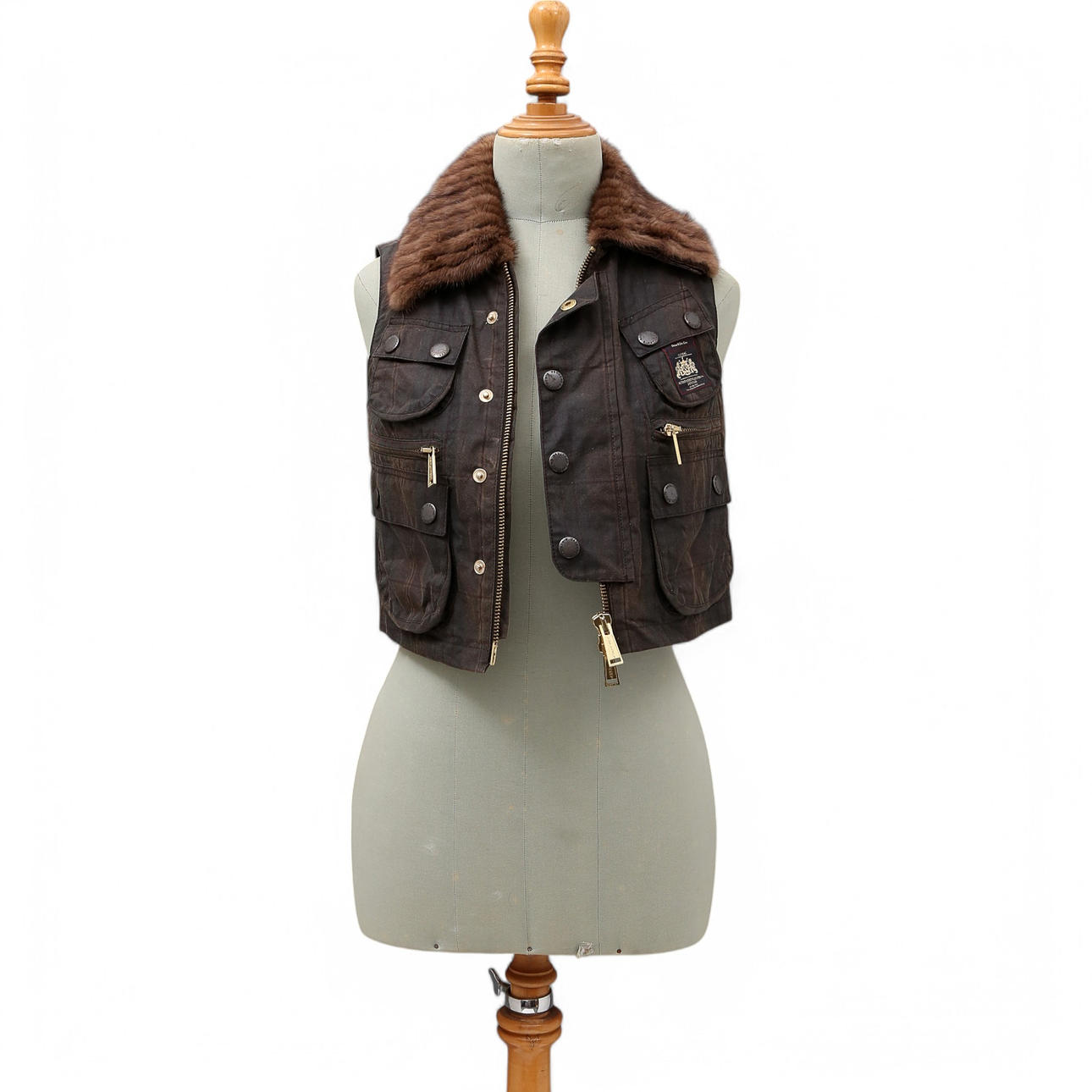 DSQUARED2. Chaleco en lona.