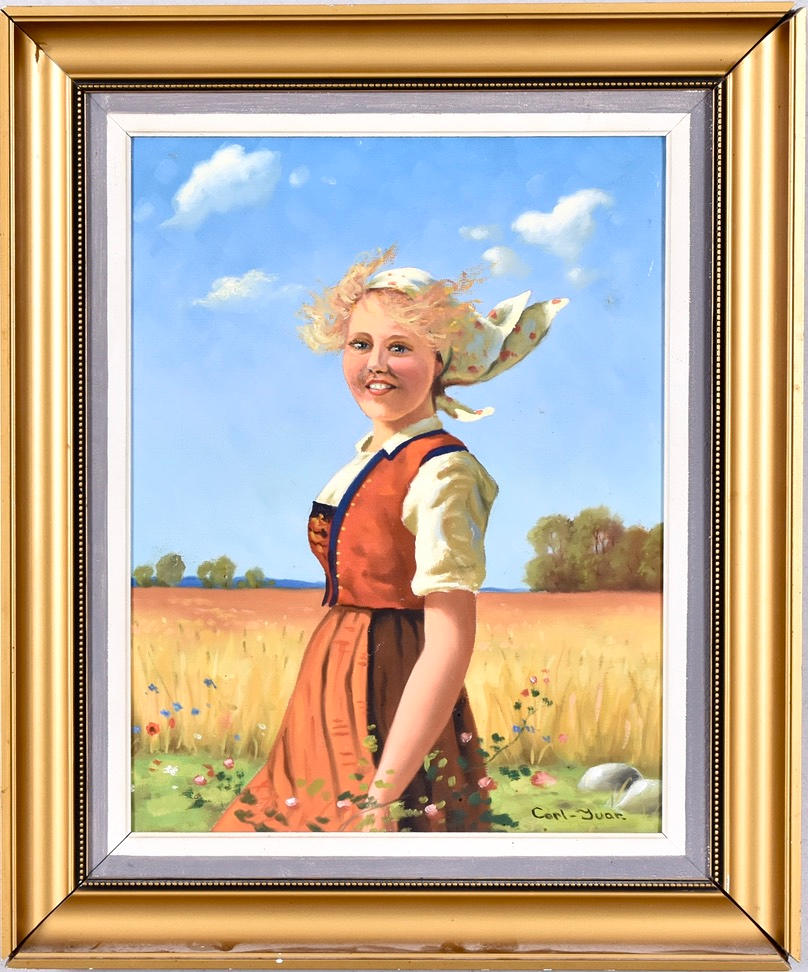 CARL IVAR ÖFVERBÄCK. Oil on canvas.