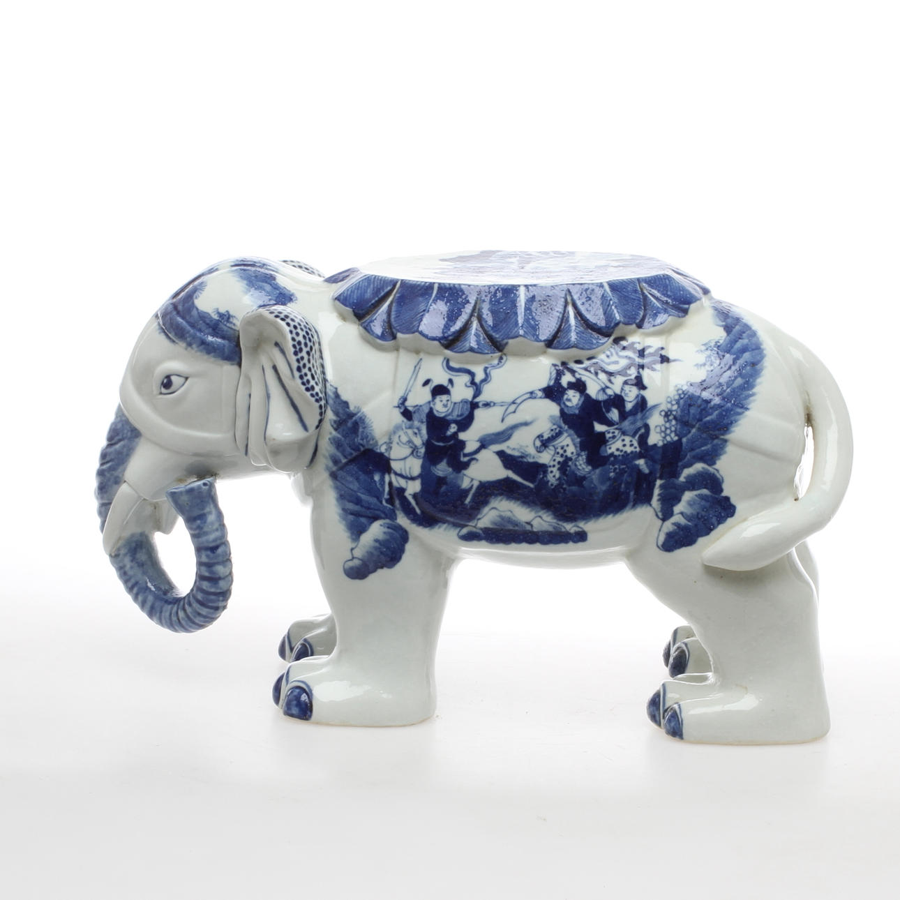 PIEDESTAL i form av elefant, Kina.