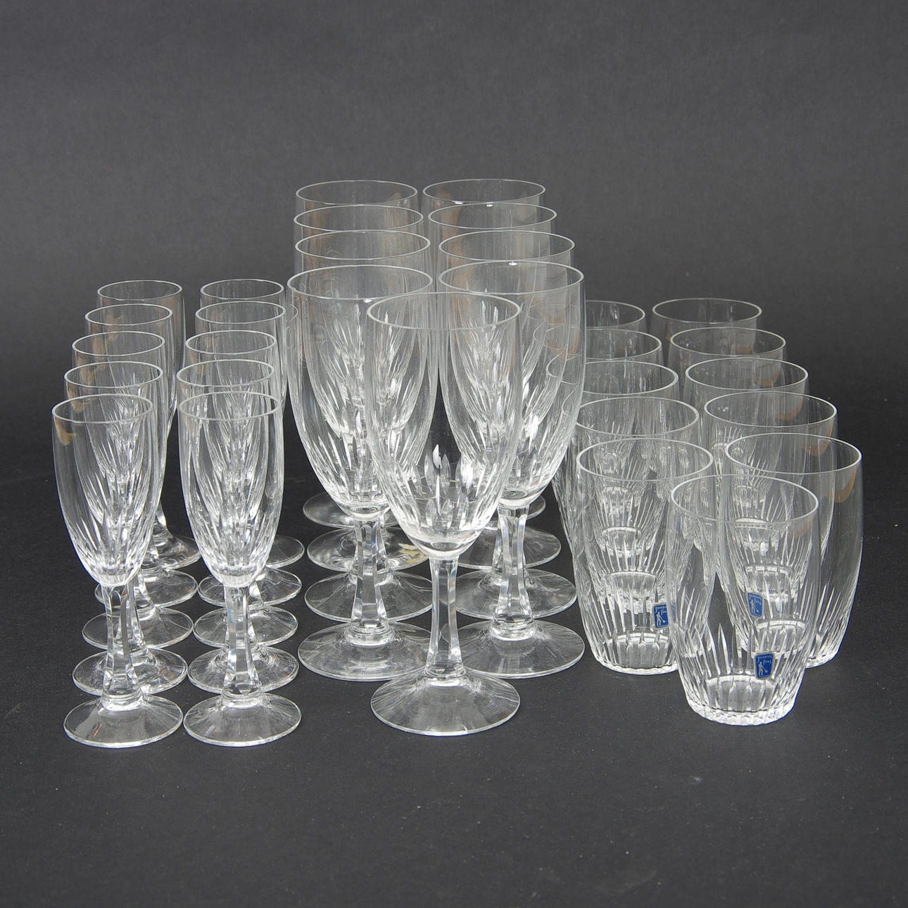 GLASSERVIS, 30 stycken, Johansfors.