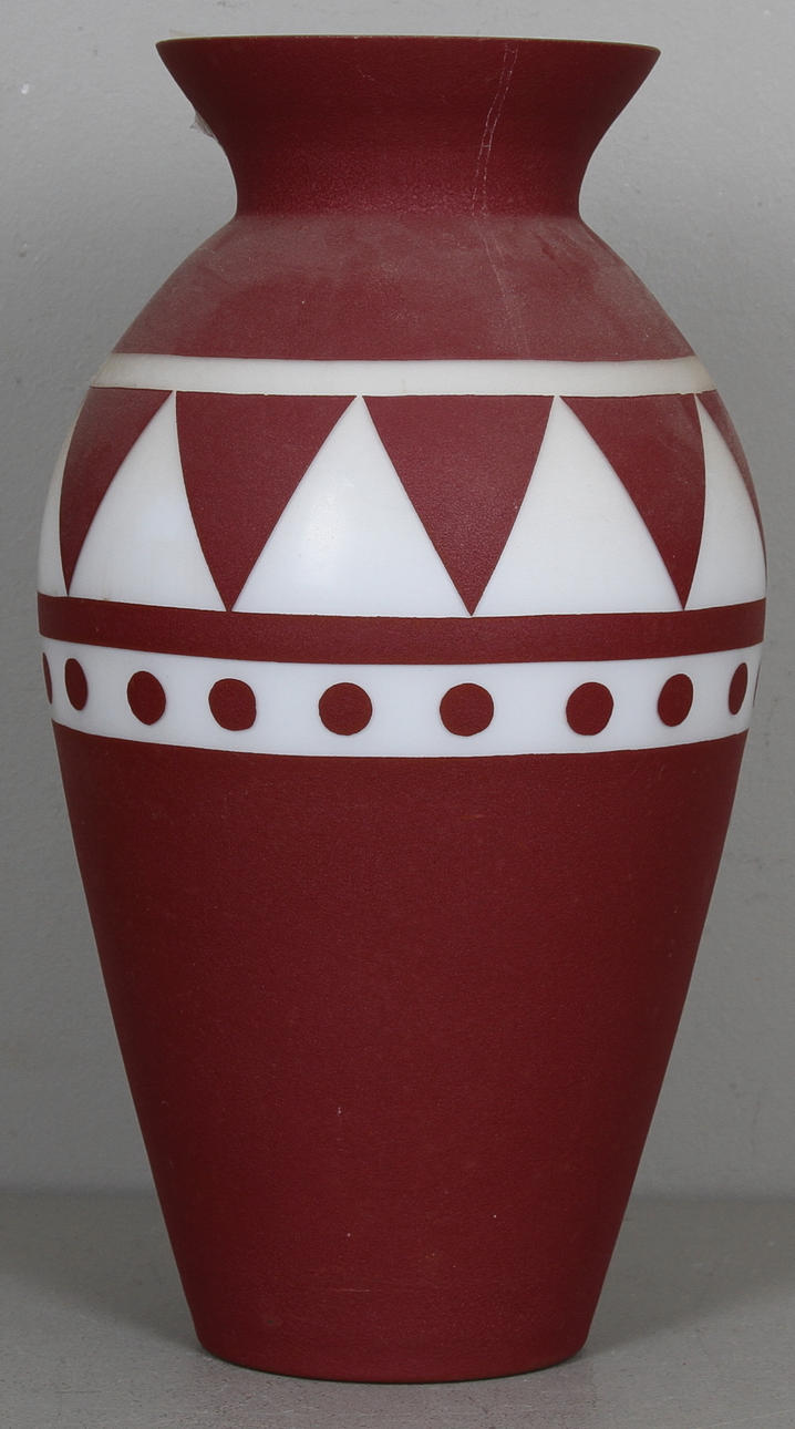 VAS, glas, Paul Kedelv, Flygsfors, 1950-tal.