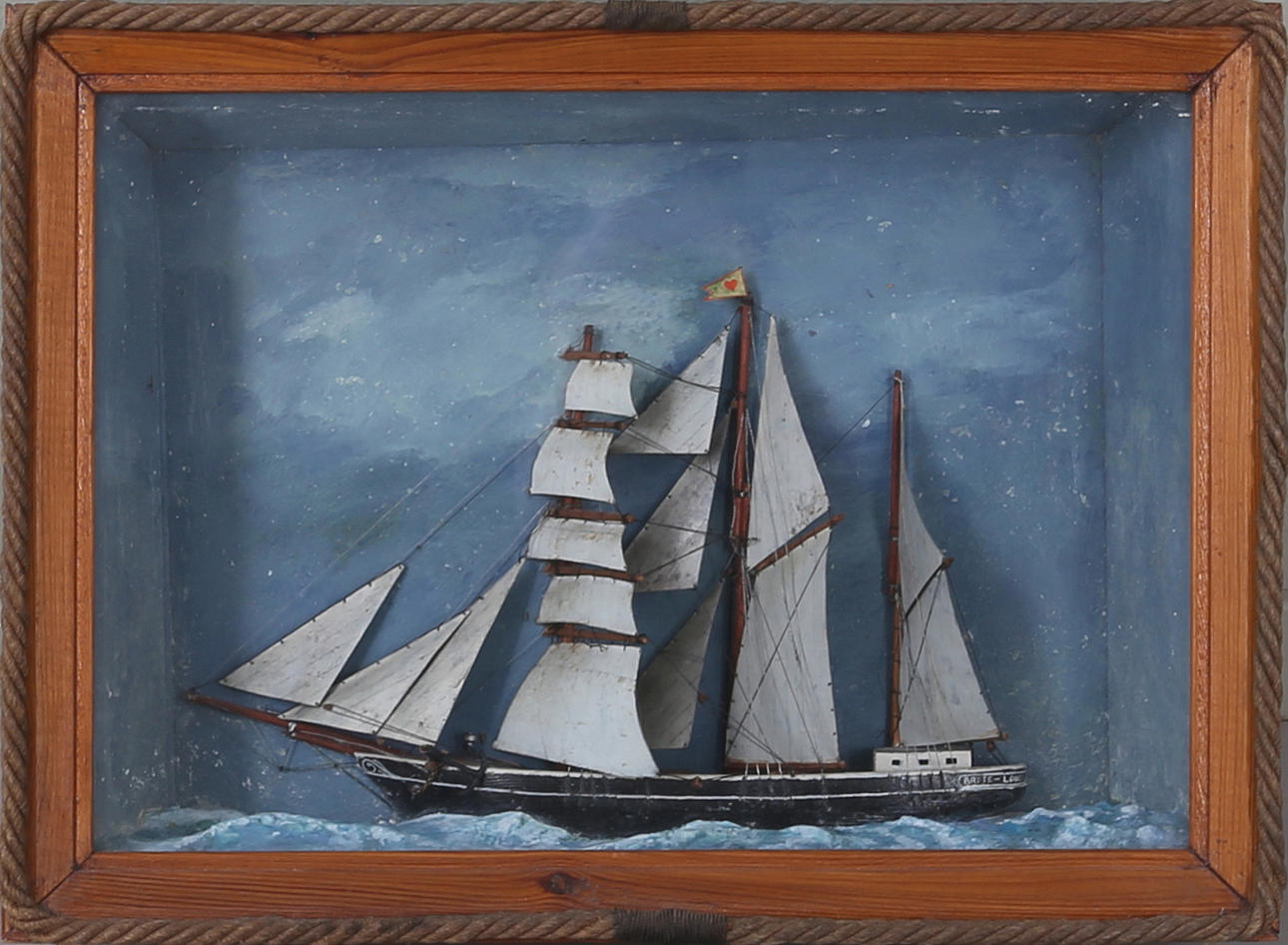 SKEPPSMODELL, halvmodell, 1900-tal.