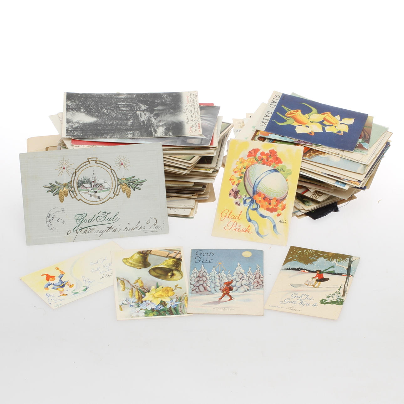 BREVKORT, gratulations- och telegramkort m.m. 1800/1900-tal.