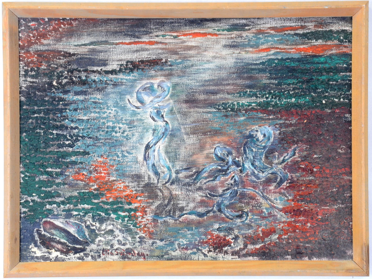 ELIN SVIPDAG. Olja på duk.