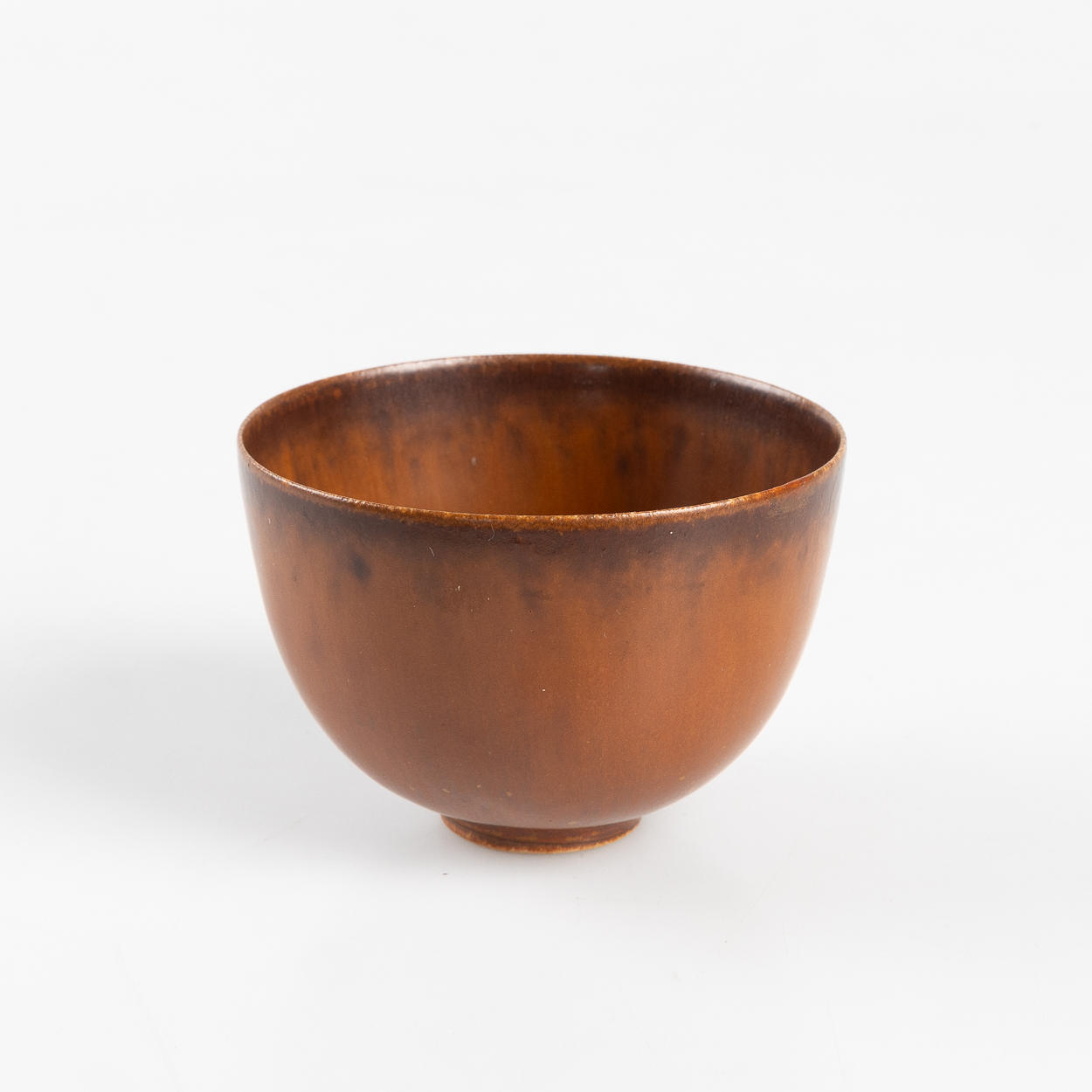 SAXBO, Steinzeugschale, Harfenfellglasur.