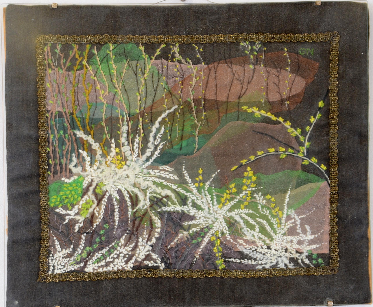 GERD NORDENSKJÖLD. Tygcollage.