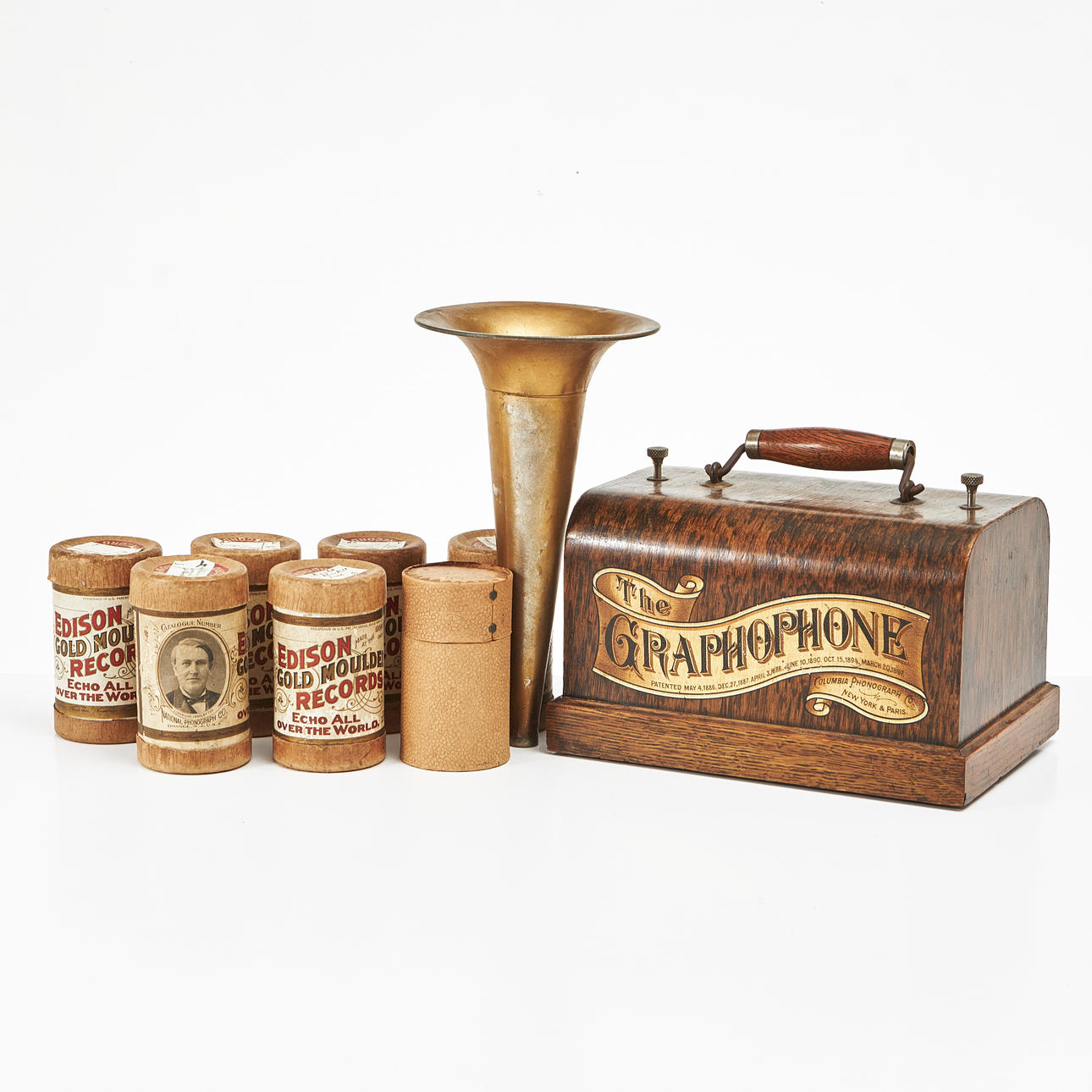 GRAPHOPHONE, “The Graphophone”, Type Q, Columbia Phonograph Company ...