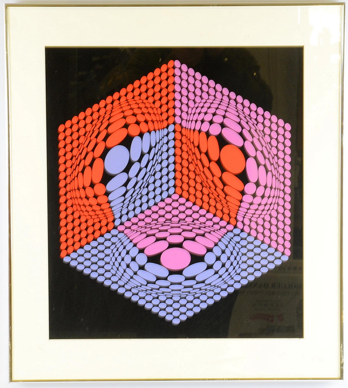 VICTOR VASARELY. Färglitografi.