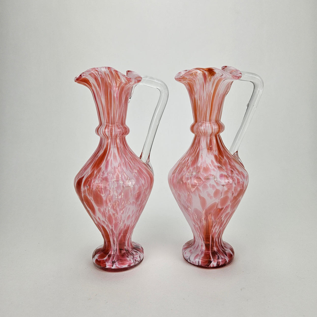 KANNOR, ett par, glas, 1900-talets andra hälft.