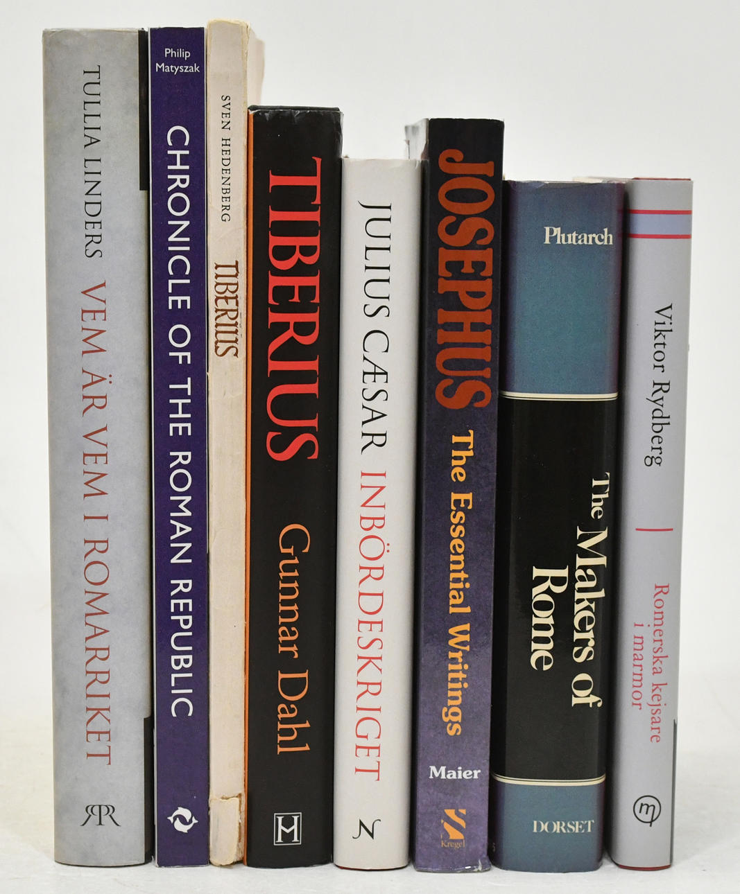 Romerrigets historie og kejsere. 8 bind.