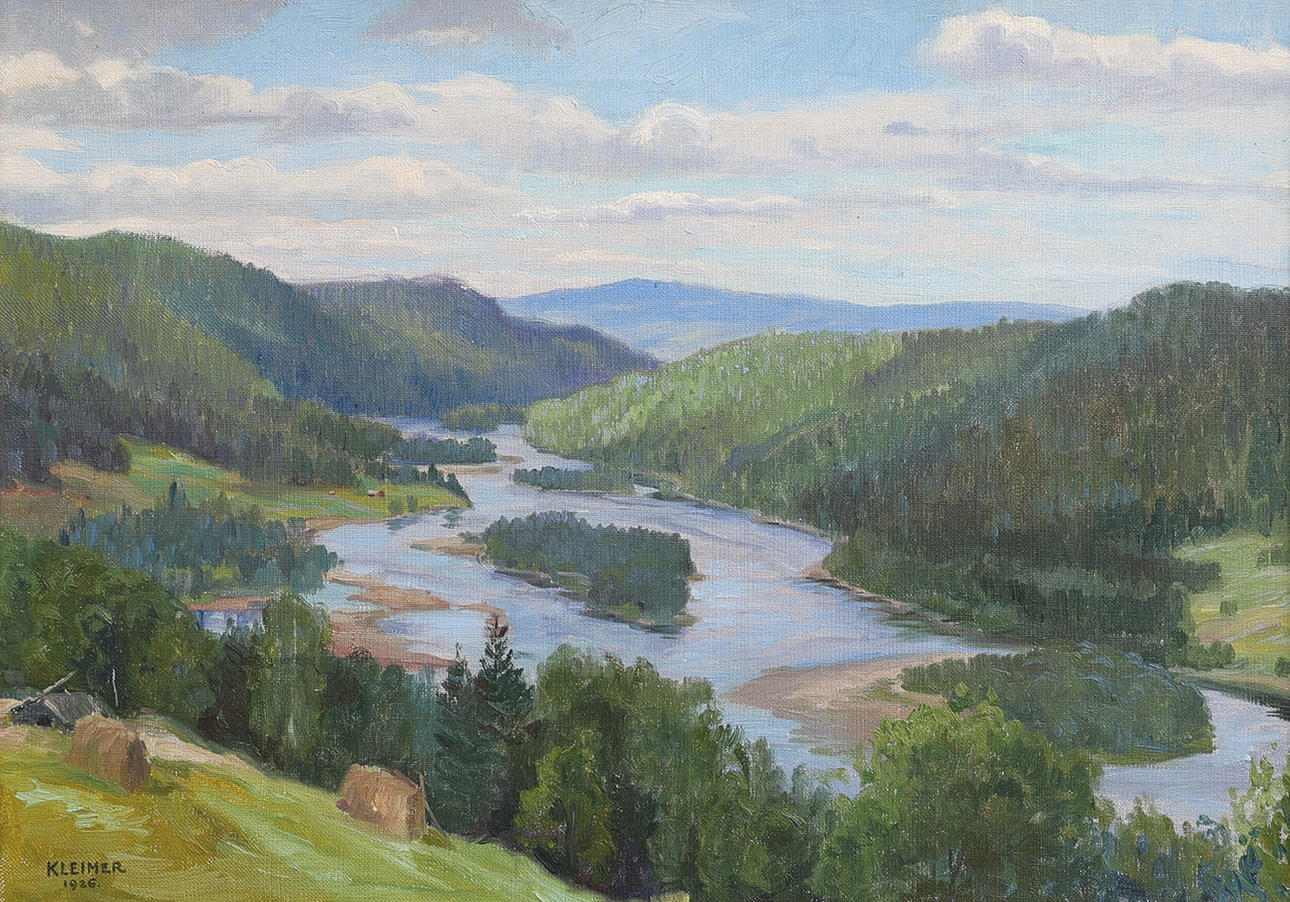 AXEL KLEIMER. „VÆK VED INDAL-FLODEN“.