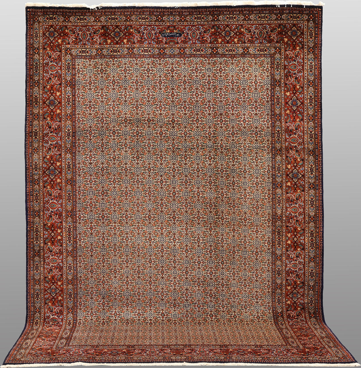 ORIENT CARPET. Moud Fine, Signed, 298x196.