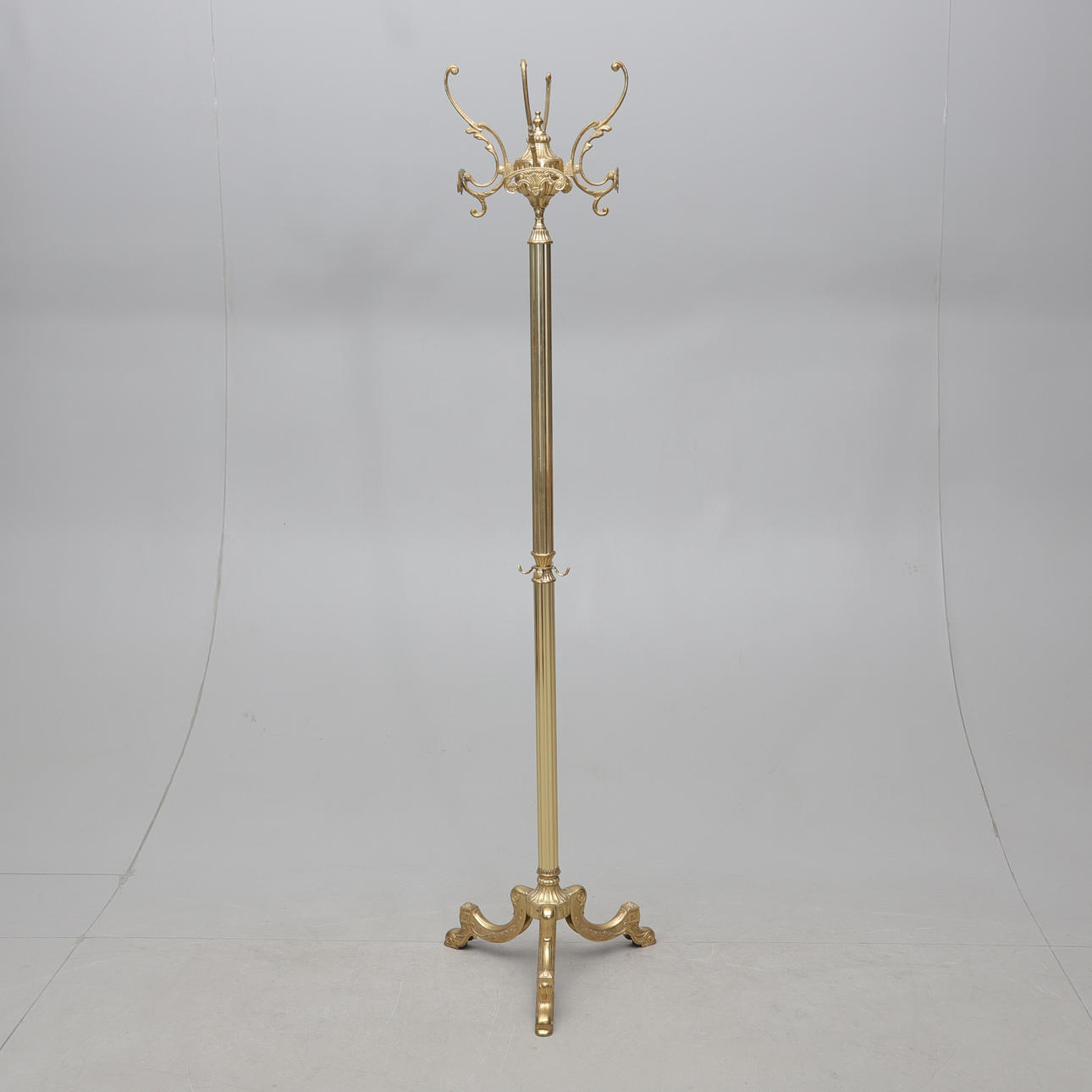 A 20th century brass tambourmajor.