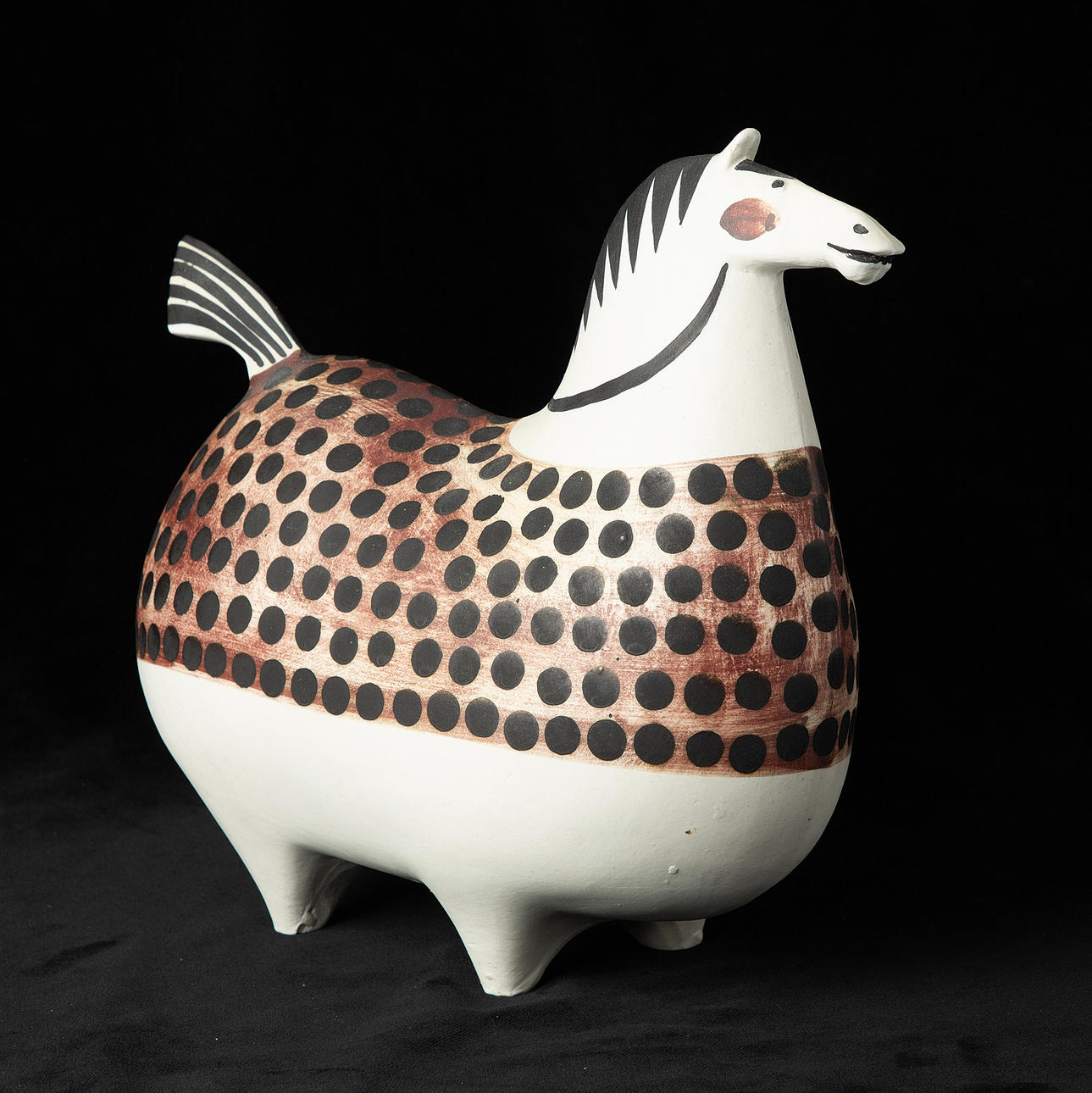 STIG LINDBERG. “Springare”, figurine, glazed earthenware