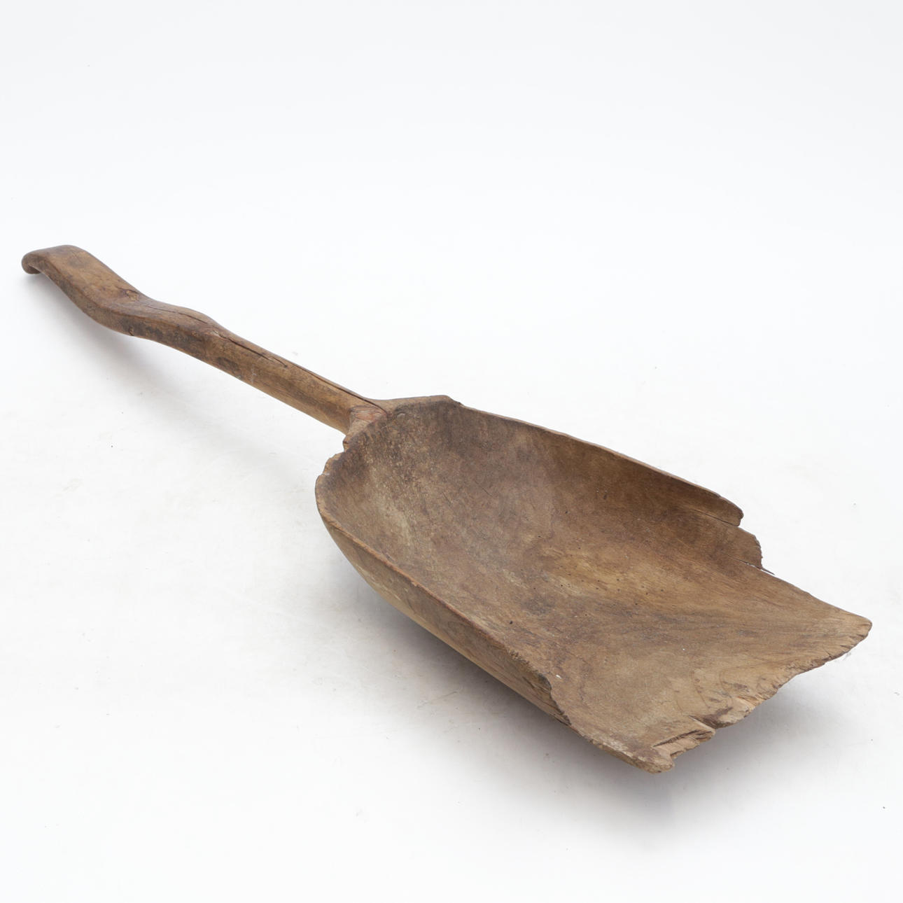 SCHAUFEL, Holz, Almoge, aus einem Stück gefertigt.