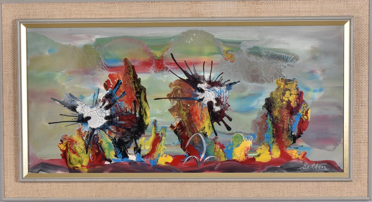 GUSTAV SELTON. Olja på duk.