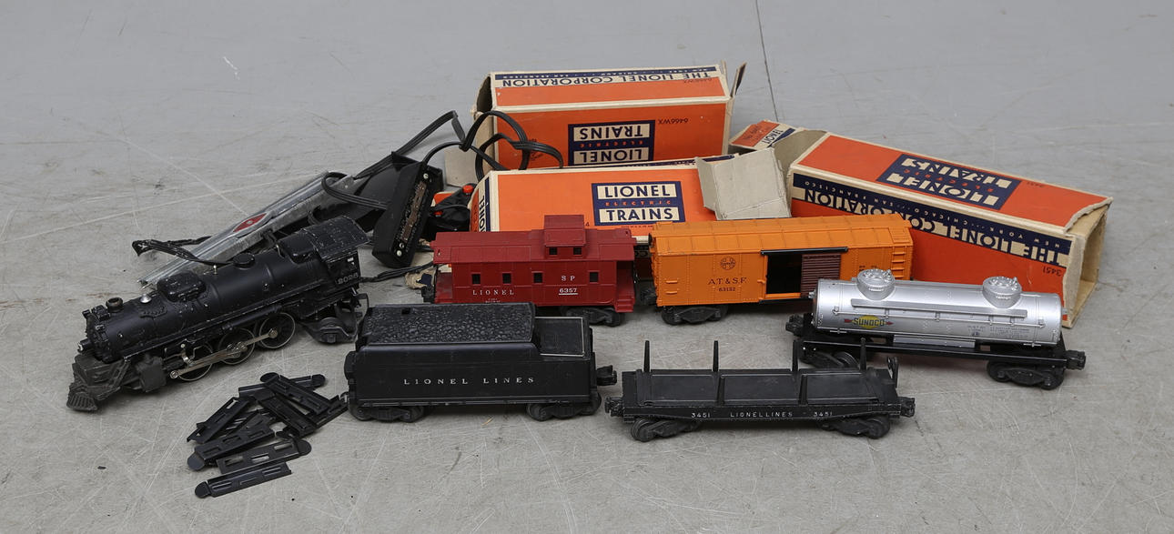 LOK och VAGNAR, 5 delar, The Lionel Corporation, USA.