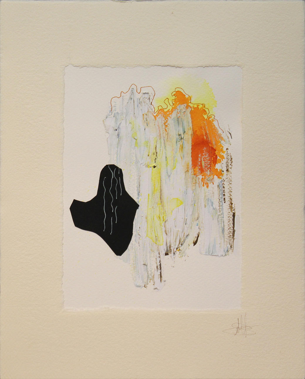 AMPARO CLIMNET. Komposition. Blandteknik. Signerad.