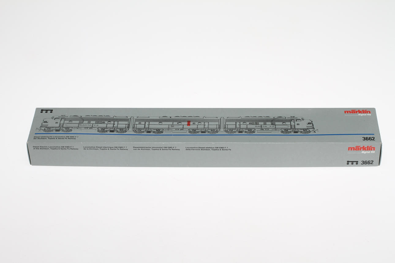 MODELLTÅG MÄRKLIN digitalt lok 3662 Santa Fe i originalkartong.
